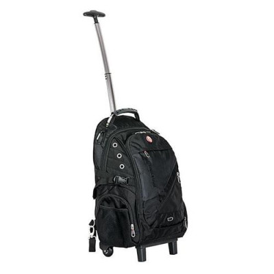 Купить Рюкзак дорожный Intertool BX-9024 на колесах с телескопической ручкой 3 отделения 30л Инструмент и оборудование