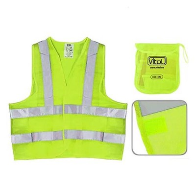 Купить Жилет безопасности Vitol ЖБ009 светоотражающий 116 XХL желтый Инструмент и оборудование