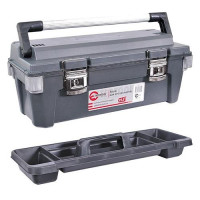 Ящик для инструментов Intertool BX-6025 с металлическими замками 25.5" 650x275x265мм