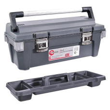 Ящик для инструментов Intertool BX-6025 с металлическими замками 25.5" 650x275x265мм