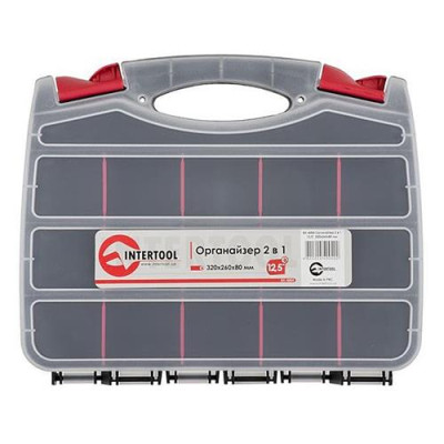 Органайзер Intertool BX-4004 12.5" 2 в 1 320x260x80мм Купить Органайзер Intertool BX-4004 12.5" 2 в 1 320x260x80мм Инструмент и оборудование