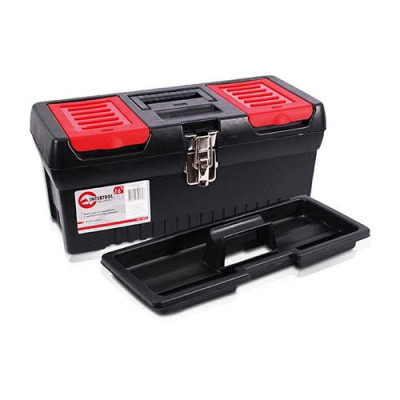 Купить Ящик для инструмента Intertool BX-1016 с металлическими замками 16" 396x216x164мм Инструмент и оборудование
