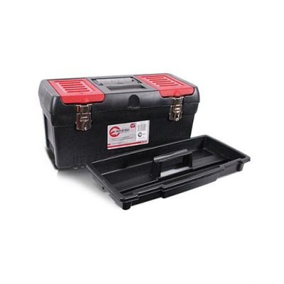 Купить Ящик для инструмента Intertool BX-1019 с металлическими замками 19" 483x242x240мм Инструмент и оборудование