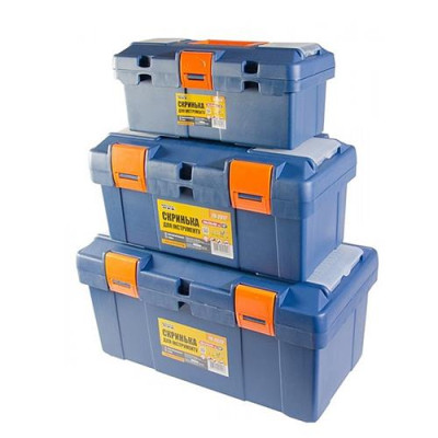 Купить Ящики для инструмента Mastertool 79-2006 комплект 14"17"20" пласт. замки 79-2614/2617/2620 3шт Инструмент и оборудование