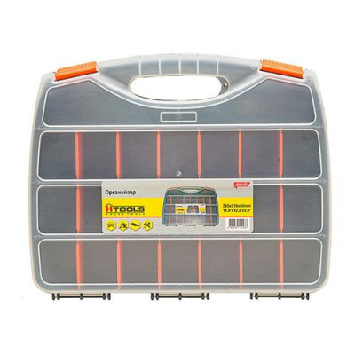 Купить Органайзер H-Tools 79K127 21 отсек 15" 380x310x60мм Инструмент и оборудование