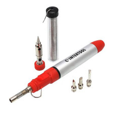 Купить Микрогорелка Intertool GB-0005 12мл с комплектом аксессуаров 7шт Инструмент и оборудование