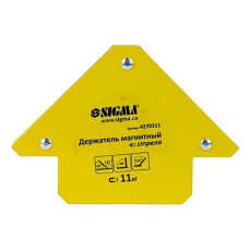 Купить Держатель магнитный Sigma 4270311 стрела 11кг 75х65мм 45 90 135&deg; Инструмент и оборудование