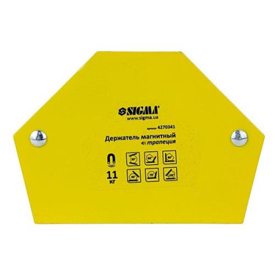 Купить Держатель магнитный Sigma 4270341 трапеция 11кг 78х32х47х28.5мм 30 45 60 90 75 135&deg; Инструмент и оборудование