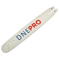 Шина для бензопилы 35см 14" Dnepro 50 звеньев шаг 3/8 1.3мм 4 заклепки Китай