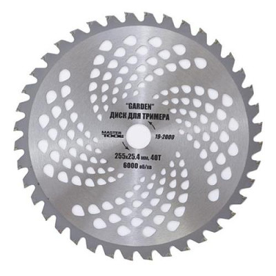 Купить Диск для триммера MasterTool 19-2000 Gagden 255x25.4x40Т с победитовой напайкой Инструмент и оборудование