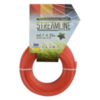 Леска для триммера Streamline 2.7мм 15м звезда
