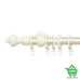 Купить Карниз металлопластиковый Омис Винтаж 28 мм, 2.8 м, пластиковая фурнитура, бежевый/золото Отделочные материалы