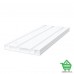 Купить Карниз пластиковый трехрядный Омис ОМ3, 2.5 м, потолочный, белый Отделочные материалы