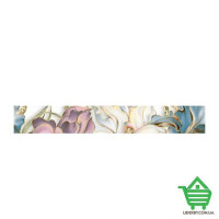 Кафель бордюр InterCerama Batic 071, 50х7, серый, вертикальный, шт.
