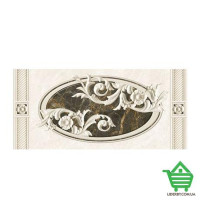 Кафель декор InterCerama Fenix 071-1, 23х50, серый, шт.