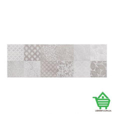 Кафель для стен Cersanit Snowdrops, 25х60, патчворк, кв.м.