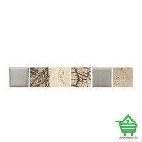 Кафель фриз Opoczno Avenue, 4.8х60, камни, бежевый, шт.