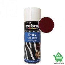 Купить Аэрозольная эмаль профессиональная Zebra, вишневый 3004, глянцевая 400 мл Отделочные материалы