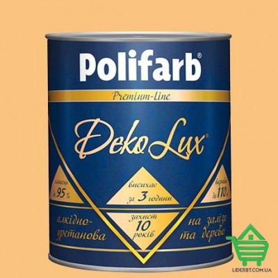 Купить Алкидно-уретановая эмаль Polifarb DekoLux, бежевая, 2.2 кг Отделочные материалы