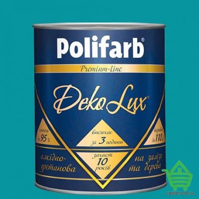 Купить Алкидно-уретановая эмаль Polifarb DekoLux, светло-голубая, 2.2 кг Отделочные материалы