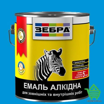 Купить Эмаль алкидная для внутренних и наружных работ ПФ-116 Зебра, цвет 42 светло-голубой, 12 кг Отделочные материалы