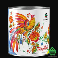 Эмаль алкидная пентафталевая Спектр ПФ-115, черная, 0.9 кг