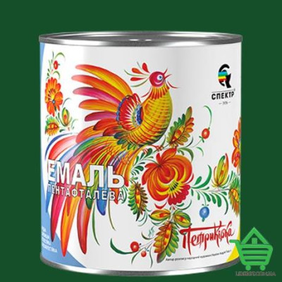 Купить Эмаль алкидная пентафталевая Спектр ПФ-115, зеленая, 0.9 кг Отделочные материалы
