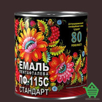 Эмаль алкидная пентафталевая Спектр ПФ-115С Cтандарт, коричневая, 0.35 кг
