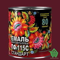 Эмаль алкидная пентафталевая Спектр ПФ-115С Cтандарт, вишневая, 0.35 кг