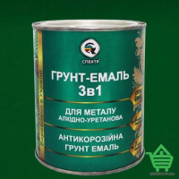 Эмаль антикоррозийная 3 в 1 Спектр, зеленая RAL 6029, 0.8 кг