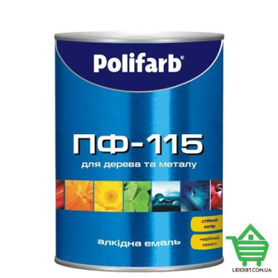 Эмаль для дерева и металла Polifarb ПФ-115, белая, 22 кг Купить Эмаль для дерева и металла Polifarb ПФ-115, белая, 22 кг Отделочные материалы