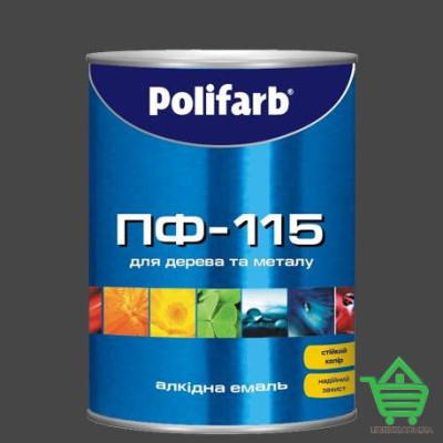 Эмаль для дерева и металла Polifarb ПФ-115, серая, 2.7 кг Купить Эмаль для дерева и металла Polifarb ПФ-115, серая, 2.7 кг Отделочные материалы