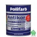 Купить Эмаль-грунт по ржавчине Polifarb Защита 3 в 1 Antikor, белый, 0.9 кг Отделочные материалы