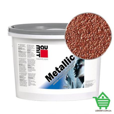 Купить Краска фасадная акриловая Baumit Metallic, Bronze 755M, 14 л Отделочные материалы