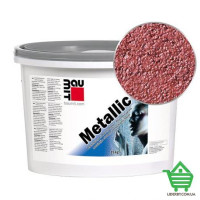 Краска фасадная акриловая Baumit Metallic, Rubin 754M, 14 л