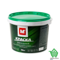 Краска фасадная M2, белая, 7 кг