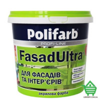 Краска фасадная Polifarb FasadUltra, 1.4 кг