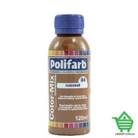 Колорант Pоlifarb Color Mix 04, кофейный, 0.12 л