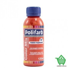 Купить Колорант Pоlifarb Color Mix 07, темно-красный, 0.12 л Отделочные материалы