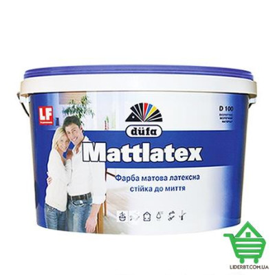 Купить Краска интерьерная Dufa Mattlatex D100, 2.5 л Отделочные материалы