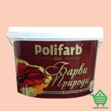 Краска интерьерная Polifarb Барвы Природы, чайная роза, 4.2 кг