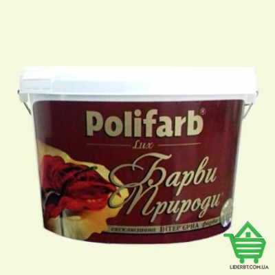 Купить Краска интерьерная Polifarb Барвы Природы, долина туманов, 4.2 кг Отделочные материалы