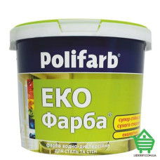 Купить Краска интерьерная Polifarb Экофарба, 14 кг Отделочные материалы