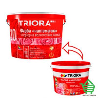 Краска интерьерная Triora 20, белая, полуматовая, 10 л