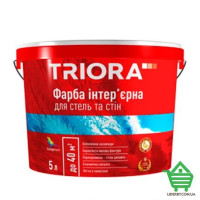Краска интерьерная Triora для стен и потолков, белая, матовая, 5 л