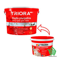 Купить Краска интерьерная Triora Ультрабелая, белая, матовая, 3 л Отделочные материалы