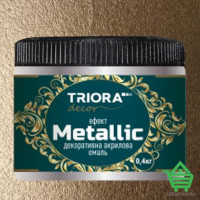 Эмаль акриловая декоративная Triora с эффектом Metallic, античная бронза, 0.4 кг