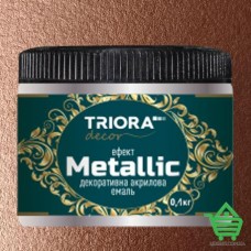 Купить Эмаль акриловая декоративная Triora с эффектом Metallic, бронза, 0.1 кг Отделочные материалы