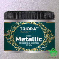 Эмаль акриловая декоративная Triora с эффектом Metallic, хамелеон, 0.4 кг