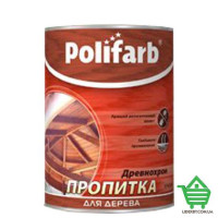 Пропитка для дерева алкидная Polifarb Древозахист, бесцветный, 3.5 кг